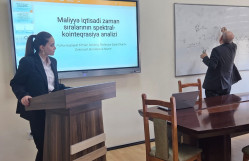 BDU-da “Maliyyə-iqtisadi zaman sıralarının spektral kointeqrasiya analizi” mövzusunda elmi seminar