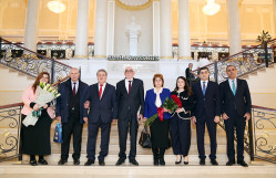 Botanika və bitki fiziologiyası kafedrasının müdiri, Azərbaycan Milli Elmlər Akademiyasının müxbir üzvü Elşad Qurbanovun “Azərbaycanın bitki örtüyü” kitabının təqdimat mərasimi olub