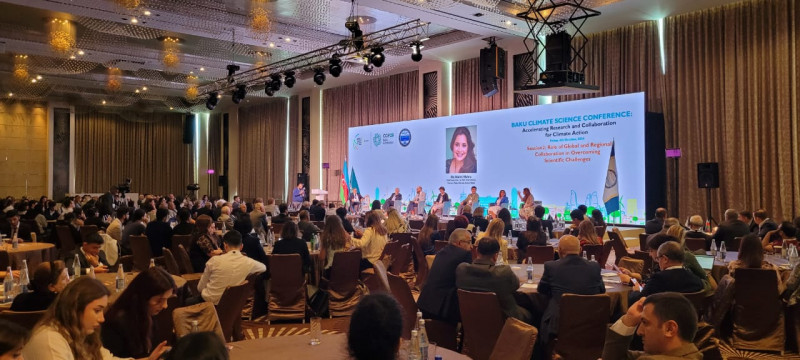 Biologiya fakültəsinin əməkdaşları Bakı Iqlim Fəaliyyəti Həftəsində çıxış edib