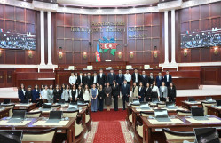 BDU-nun Hüquq fakültəsinin tələbələri Milli Məclisin fəaliyyəti ilə tanış olublar