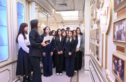 BDU-nun Hüquq fakültəsinin tələbələri Milli Məclisin fəaliyyəti ilə tanış olublar