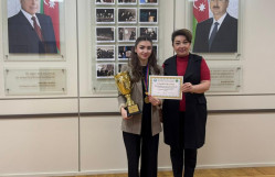 Biologiya fakültəsinin tələbəsi Nurcan Musayeva “158 maddə” açıq debat turnirində çempion olub