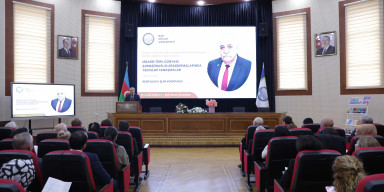 BDU-da görkəmli türkoloq alim Rüfət Rüstəmovun 80 illik yubileyinə həsr olunmuş Respublika elmi konfransı