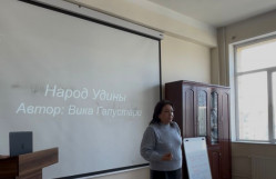 Tarix fakültəsində Azərbaycanda yaşayan etnik qruplara həsr olunmuş təqdimat keçirilib