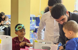 BDU tələbələri “Nur” uşaq evini ziyarət ediblər