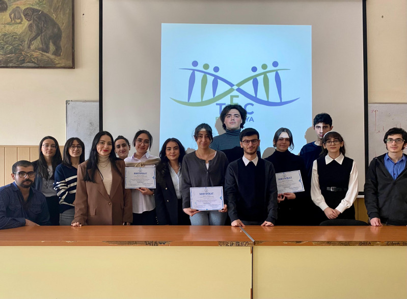 Biologiya fakültəsi tələbələri arasında ilk dəfə “TABU” intellektual oyunu keçirildi