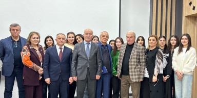 Coğrafiya fakültəsində növbəti ustad dərsi keçirilib