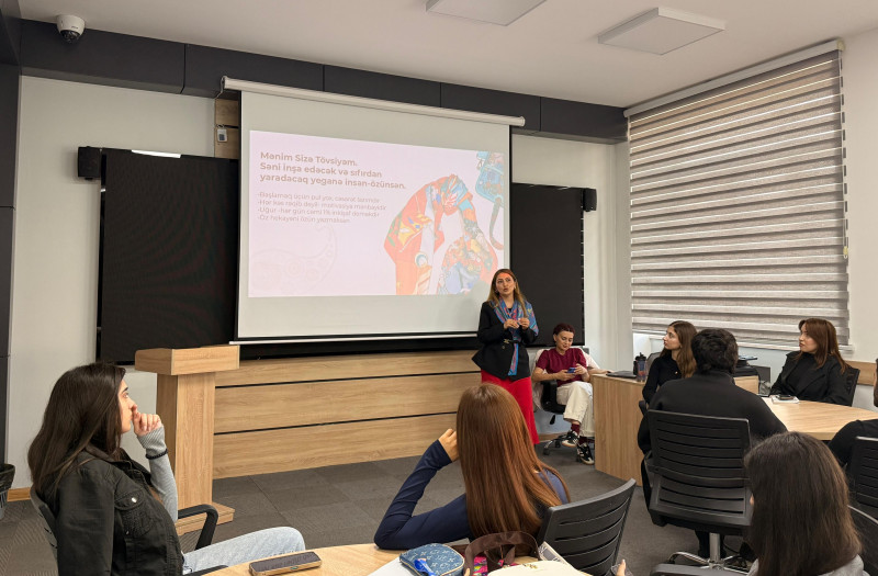 BDU-da təlim: “Yaradıcılığımı biznesə necə çevirim?”