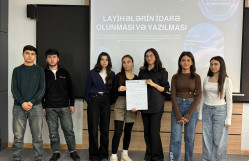 BDU-da “Layihələrin idarə edilməsi və yazılması” mövzusunda təlim keçirilib