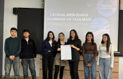 BDU-da “Layihələrin idarə edilməsi və yazılması” mövzusunda təlim keçirilib