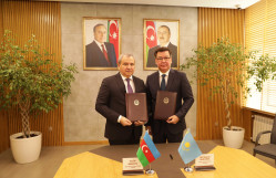 BDU və Qazaxıstanın Şımkent Universiteti arasında anlaşma memorandumu imzalanıb