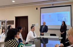 Magistrantımız Kimyanın tədrisi metodikası kafedrasının elmi seminarında çıxış etmişdir