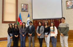 Quaid Azam Universitetinin professoru BDU-da ustad dərsi keçib