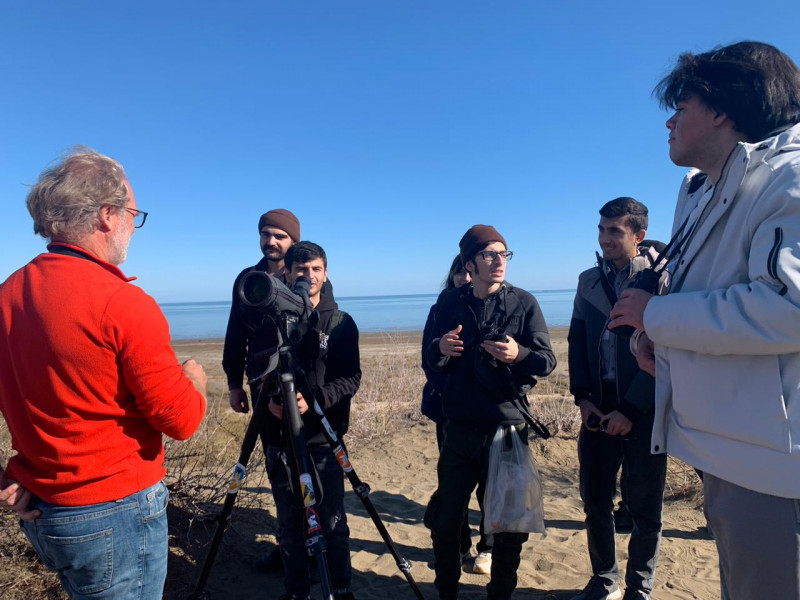 Biologiya fakültəsinin tələbələri orintoloji ekskursiyada