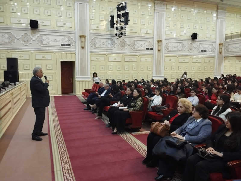 Biologiya fakültəsinin  I kurs tələbələri ilə  görüş keçirilib