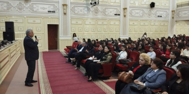 Biologiya fakültəsinin  I kurs tələbələri ilə  görüş keçirilib