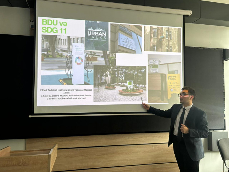 BDU-da “WUF13 yolunda: Urbanizasiya və innovasiya” adlı ilk görüş keçirilib