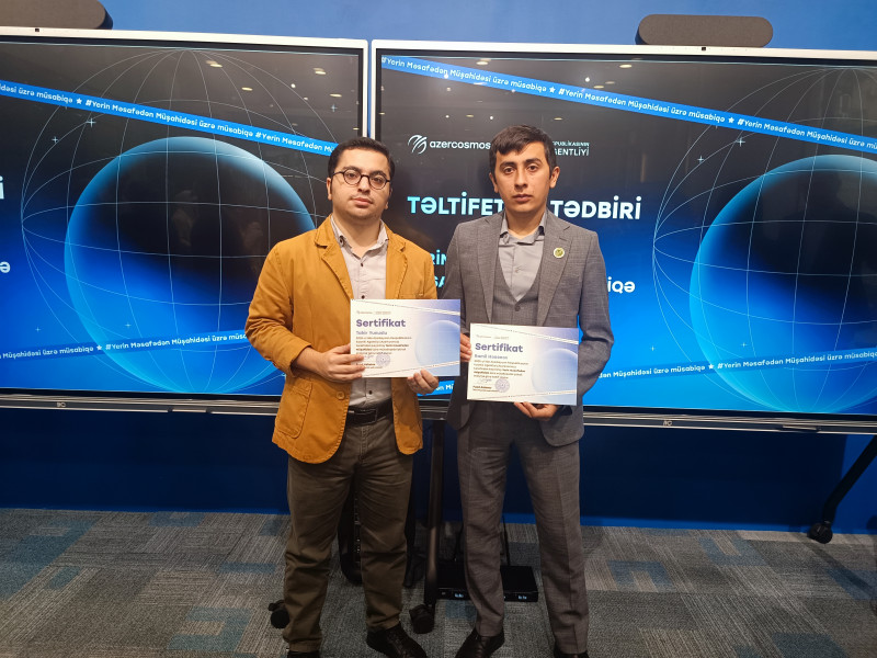 BDU-nun gənc tədqiqatçılarının layihələri “Yerin məsafədən müşahidəsi” müsabiqəsinin finalında