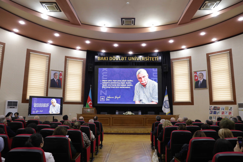 BDU-da Xalq şairi Zəlimxan Yaqubun 75 illik yubileyinə həsr olunmuş Respublika elmi konfransı keçirilir
