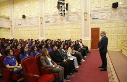 BDU könüllüləri ilə görüş