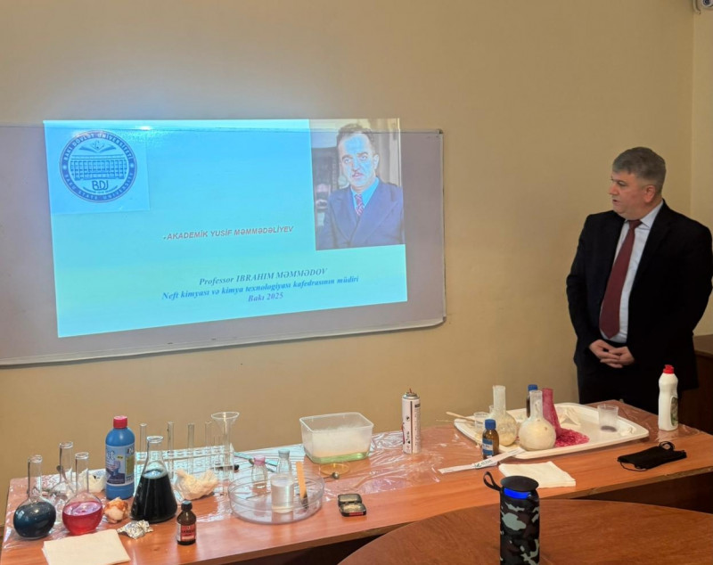 Professor İbrahim Məmmədov akademik Yusuf Məmmədəliyevin 120 illik yubileyi ilə əlaqədar tədbirdə iştirak edib