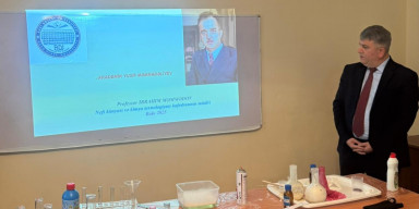Professor İbrahim Məmmədov akademik Yusuf Məmmədəliyevin 120 illik yubileyi ilə əlaqədar tədbirdə iştirak edib