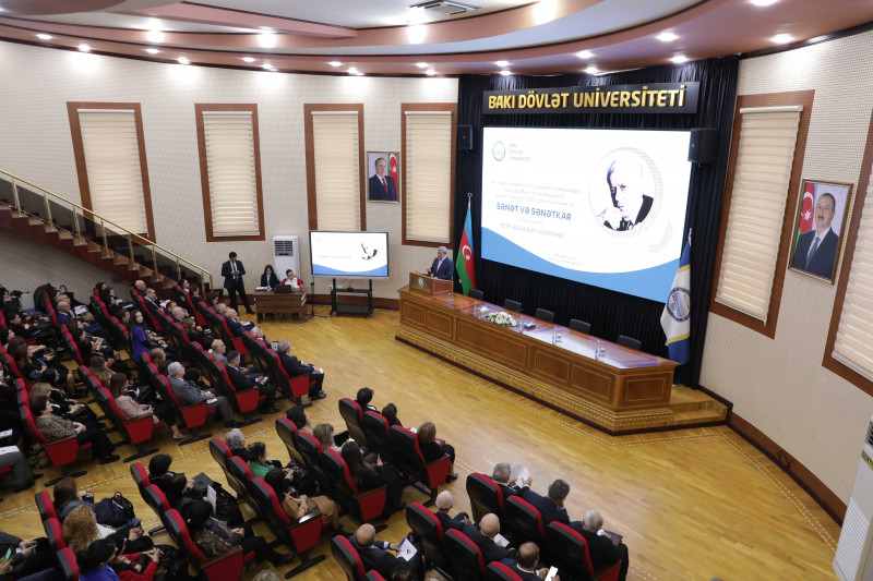 BDU-da Xalq şairi Bəxtiyar Vahabzadənin anadan olmasının 100 illiyinə həsr olunmuş Respublika elmi konfransı