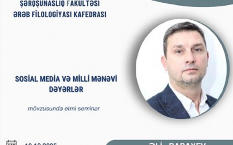 “Sosial media və milli mənəvi dəyərlər”
