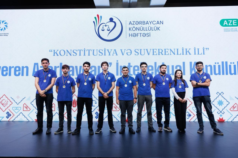 BDU könüllüləri “Suveren Azərbaycan” İntellektual Könüllülər Liqasının qalibi olub