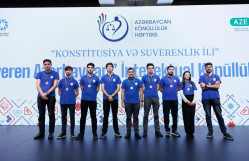 BDU könüllüləri “Suveren Azərbaycan” İntellektual Könüllülər Liqasının qalibi olub