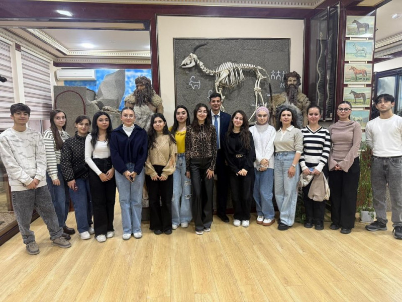 Universitetin Genetika və Təkamül Muzeyinə ekskursiya təşkil olunub
