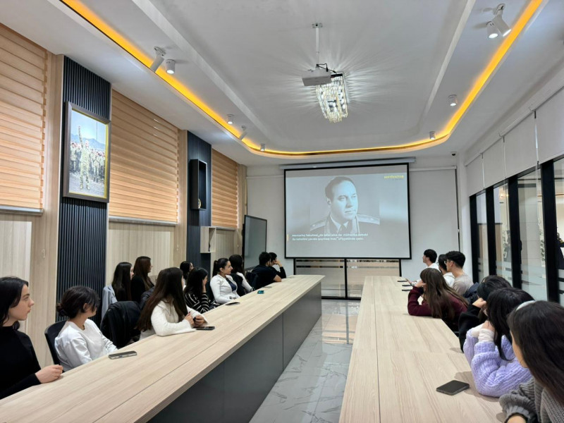 Kimya fakültəsində Ulu Öndər Heydər Əliyevin anım gününə həsr olunmuş tədbir keçirilib