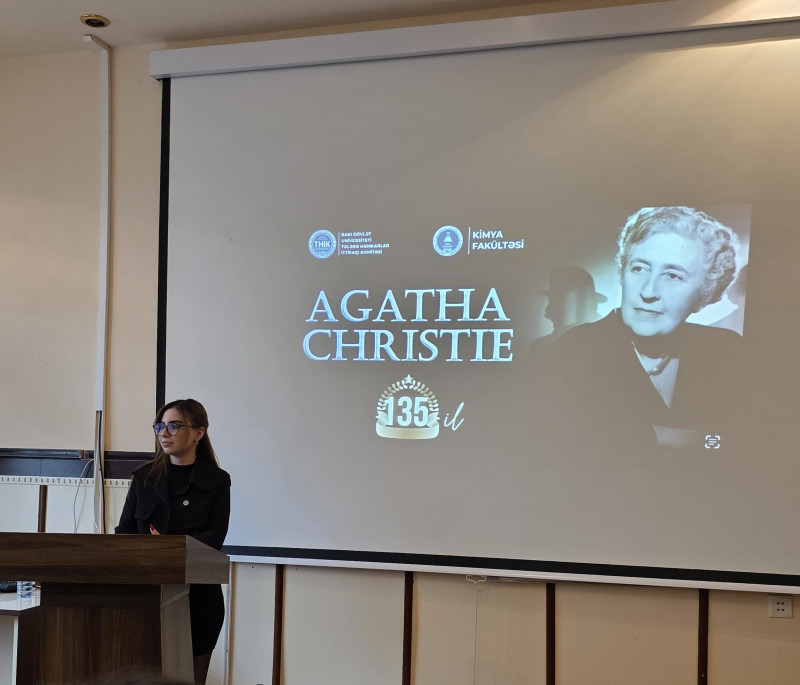 “Agatha Christie 135 - Detektiv Kimyası” adlı tədbir ke,irilib