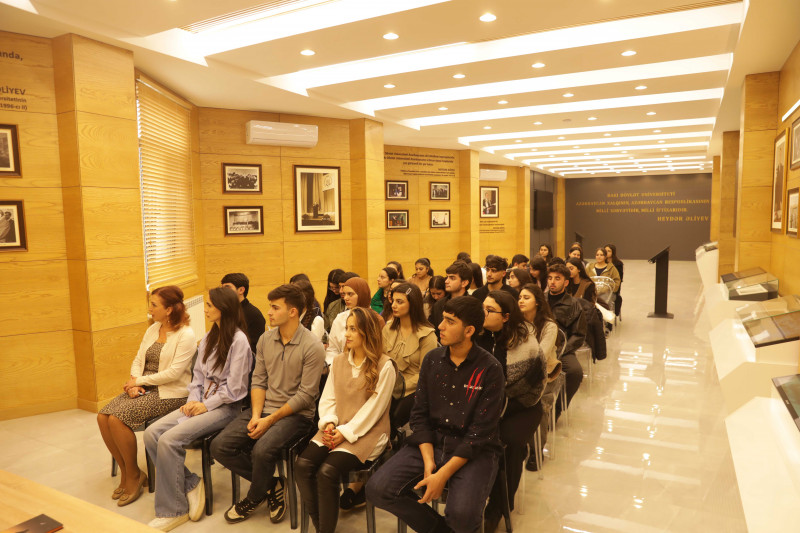 BDU-da “Heydər Əliyev və gənclər siyasəti” mövzusunda görüş