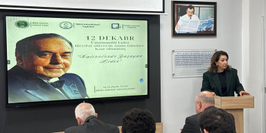 BDU-nun Biologiya fakültəsində Ulu Öndər Heydər Əliyevin anım günü qeyd olunub