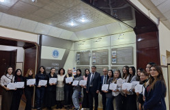 Qazaxıstanlı tələbələr BDU Fizika fakültəsində təcrübə keçiblər