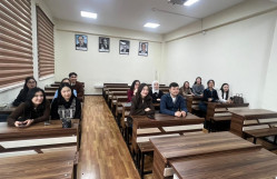 Qazaxıstanın Abay Qazax Milli Pedaqoji Universitetinin magistrantları BDU-da elmi təcrübə keçiblər