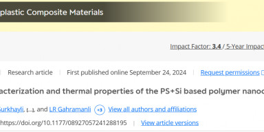 Fizika fakültəsinin əməkdaşlarının növbəti məqaləsi yüksək impakt faktorlu (Q2 kateqoriyalı) beynəlxalq jurnalda dərc edilib
