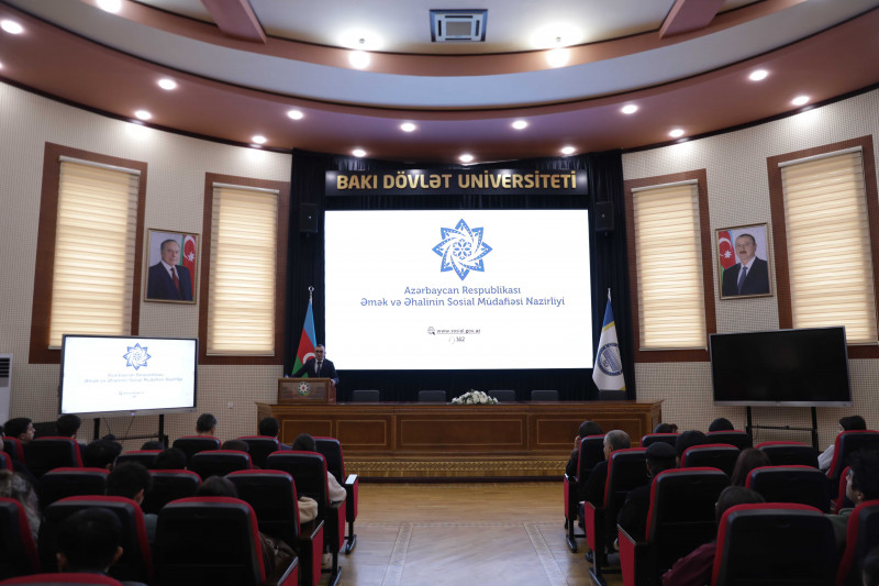 ƏƏSMN BDU tələbələri üçün dövlət qulluğunun üstünlüklərinə dair infosessiya keçirib