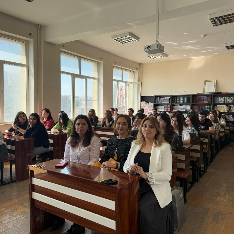 “Gənc Qafqazşünaslar” dərnəyinin “Zəfər aparan yol: Cənubi Qafqazda yeni geosiyasi reallıqlar” mövzusunda məşğələ keçirilmişdir