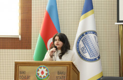 Üzeyir Hacıbəylinin 140 illik yubileyinə həsr olunmuş “Üzeyir Hacıbəyli: dahilik pəncərəsindən baxış” adlı elmi seminar keçirilib.