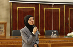 Üzeyir Hacıbəylinin 140 illik yubileyinə həsr olunmuş “Üzeyir Hacıbəyli: dahilik pəncərəsindən baxış” adlı elmi seminar keçirilib.