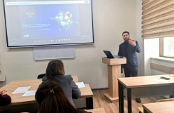 "Tədqiqat işinin dərc edilməsi qaydaları” mövzusunda açıq dərs