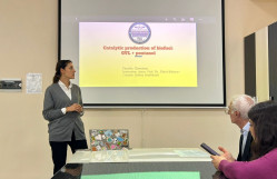 Fiziki və kolloid kimya kafedrasının II kurs magistrantının elmi tədqiqat işi təqdim edildi