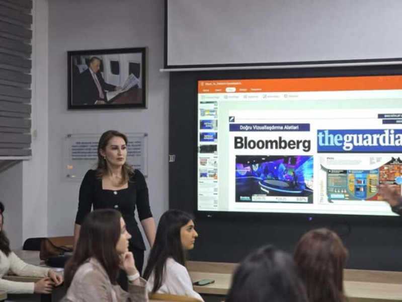 “Data vizuallaşdırılması: zəruri alət və proqramlar” mövzusunda açıq dərs