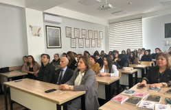 BDU-da Əməkdar jurnalist Zemfira Məhərrəmli ilə görüş