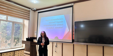 Ümumi və qeyri-üzvi kimya kafedrasında növbəti elmi seminar keçirildi