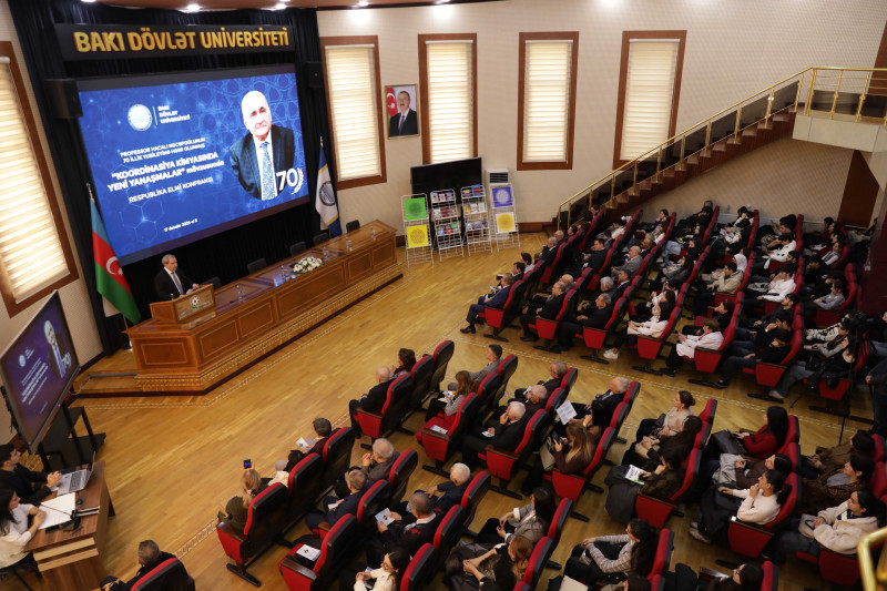 BDU-da tanınmış alim, professor Hacalı Nəcəfoğlunun 70 illik yubileyinə həsr olunmuş Respublika elmi konfransı keçirilir