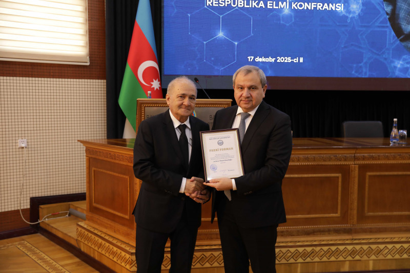 BDU-da tanınmış alim, professor Hacalı Nəcəfoğlunun 70 illik yubileyinə həsr olunmuş Respublika elmi konfransı keçirilir