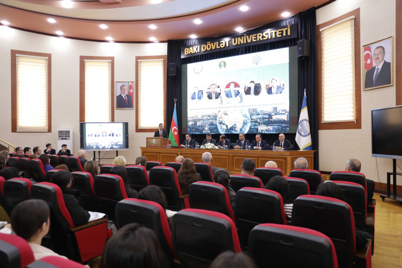 BDU-da “Qalib lider faktoru: Ölkəmizin dünyada artan nüfuzu və yeni reallıqlar” mövzusunda tədbir